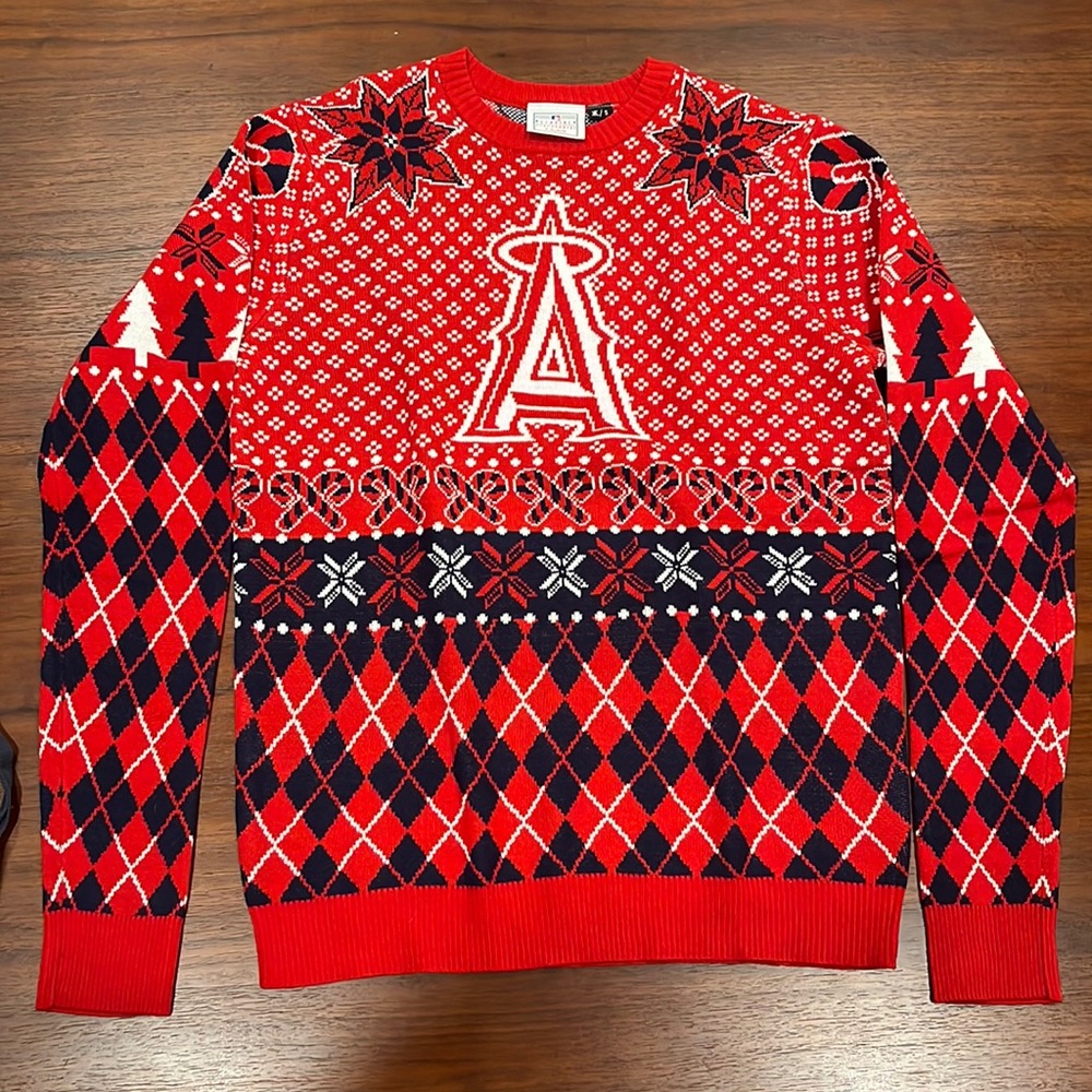 MLB Los Angeles Ugly Christmas Sweater Sz Small